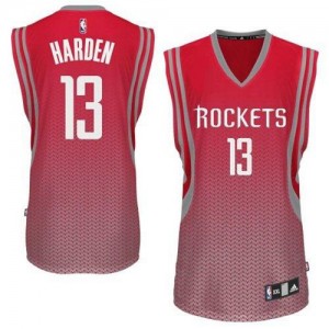 Maillot NBA Rouge James Harden #13 Houston Rockets Resonate Fashion Authentic Homme Adidas