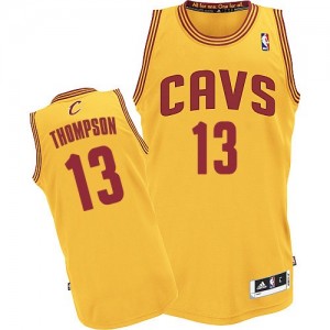 Maillot NBA Authentic Tristan Thompson #13 Cleveland Cavaliers Alternate Or - Homme