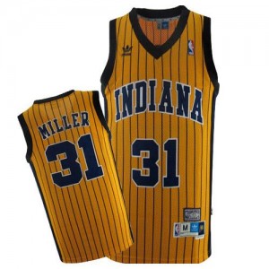 Maillot NBA Swingman Reggie Miller #31 Indiana Pacers Throwback Or - Homme