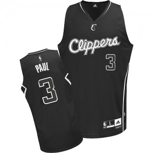 Maillot NBA Authentic Chris Paul #3 Los Angeles Clippers Shadow Noir - Homme