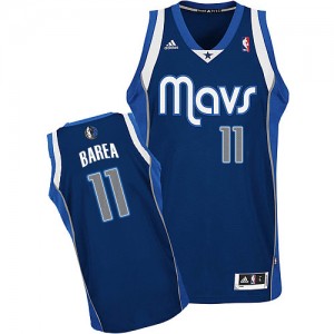 Dallas Mavericks #11 Adidas Alternate Bleu marin Swingman Maillot d'équipe de NBA pas cher en ligne - Jose Barea pour Homme
