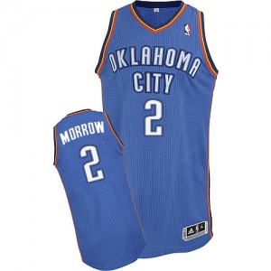 Maillot Authentic Oklahoma City Thunder NBA Road Bleu royal - #2 Anthony Morrow - Homme