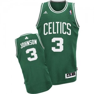 Maillot NBA Swingman Dennis Johnson #3 Boston Celtics Road Vert (No Blanc) - Homme