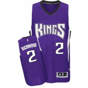 Sacramento Kings Mitch Richmond #2 Road Authentic Maillot d'équipe de NBA - Violet pour Homme