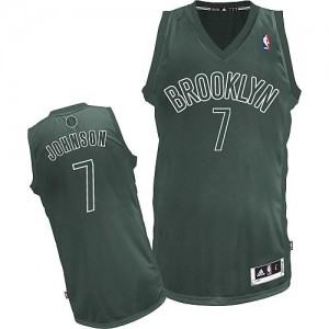 Maillot NBA Authentic Joe Johnson #7 Brooklyn Nets Big Color Fashion Gris - Homme