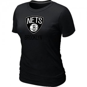 T-Shirt NBA Brooklyn Nets Big & Tall Noir - Femme