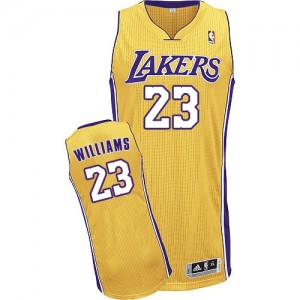 Maillot Authentic Los Angeles Lakers NBA Home Or - #23 Louis Williams - Homme