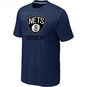 T-shirt principal de logo Brooklyn Nets NBA Big & Tall Marine - Homme