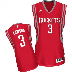 Houston Rockets Ty Lawson #3 Road Swingman Maillot d'équipe de NBA - Rouge pour Homme