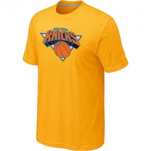 T-Shirt NBA Jaune New York Knicks Big & Tall Homme