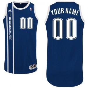 Maillot Oklahoma City Thunder NBA Alternate Bleu marin - Personnalisé Authentic - Homme