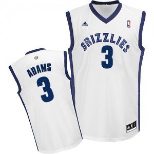 Maillot Adidas Blanc Home Swingman Memphis Grizzlies - Jordan Adams #3 - Homme