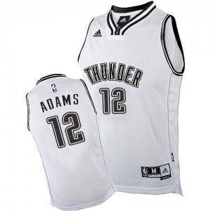 Maillot Authentic Oklahoma City Thunder NBA Shadow Noir - #12 Steven Adams - Homme