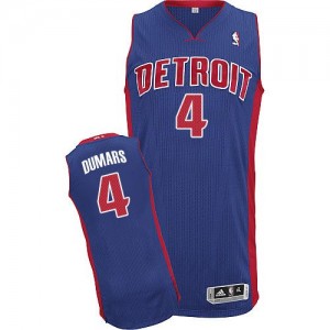 Maillot NBA Authentic Joe Dumars #4 Detroit Pistons Road Bleu royal - Homme