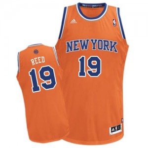 Maillot Swingman New York Knicks NBA Alternate Orange - #19 Willis Reed - Homme
