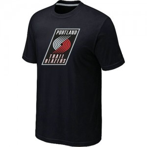 T-shirt principal de logo Portland Trail Blazers NBA Big & Tall Noir - Homme