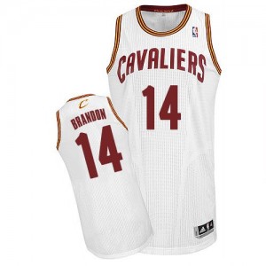 Maillot NBA Authentic Terrell Brandon #14 Cleveland Cavaliers Home Blanc - Homme