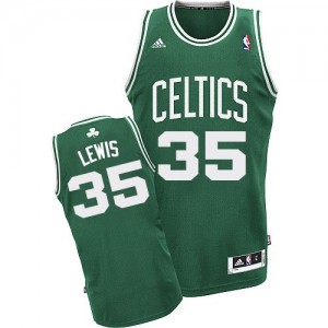 Maillot NBA Swingman Reggie Lewis #35 Boston Celtics Road Vert (No Blanc) - Homme