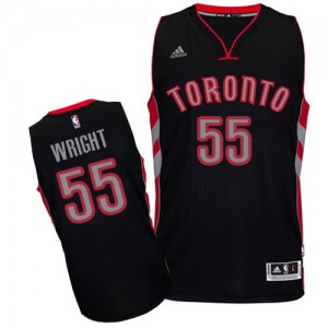 Maillot Swingman Toronto Raptors NBA Alternate Noir - #55 Delon Wright - Homme