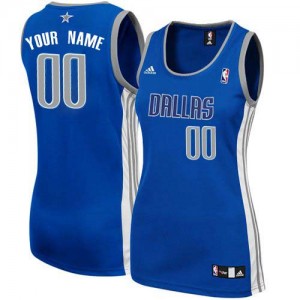 Maillot Dallas Mavericks NBA Alternate Bleu marin - Personnalisé Swingman - Femme