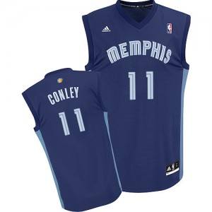 Maillot NBA Memphis Grizzlies #11 Mike Conley Bleu marin Adidas Swingman Road - Homme
