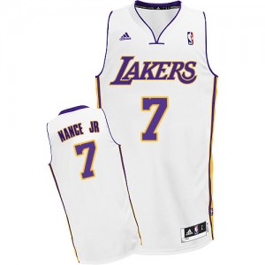 Maillot Adidas Blanc Alternate Swingman Los Angeles Lakers - Larry Nance Jr. #7 - Homme