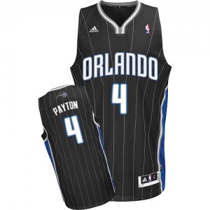 Maillot NBA Noir Elfrid Payton #4 Orlando Magic Alternate Swingman Homme Adidas