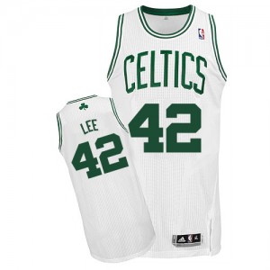Maillot Adidas Blanc Home Authentic Boston Celtics - David Lee #42 - Enfants