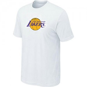 T-shirt principal de logo Los Angeles Lakers NBA Big & Tall Blanc - Homme