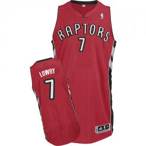 Maillot NBA Authentic Kyle Lowry #7 Toronto Raptors Road Rouge - Homme