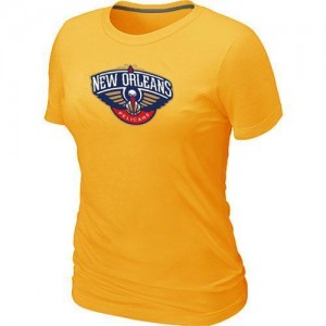T-shirt principal de logo New Orleans Pelicans NBA Big & Tall Jaune - Femme