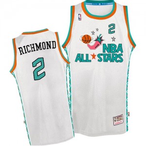 Sacramento Kings #2 Mitchell and Ness Throwback 1996 All Star Blanc Authentic Maillot d'équipe de NBA achats en ligne - Mitch Richmond pour Homme