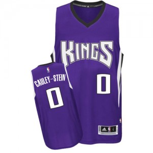 Maillot Adidas Violet Road Authentic Sacramento Kings - Willie Cauley-Stein #0 - Homme