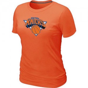T-Shirt NBA New York Knicks Orange Big & Tall - Femme