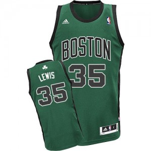 Boston Celtics Reggie Lewis #35 Alternate Swingman Maillot d'équipe de NBA - Vert (No. noir) pour Homme