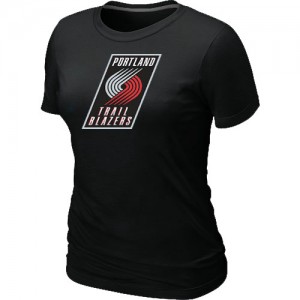 Portland Trail Blazers Big & Tall Noir T-Shirt d'équipe de NBA 100% authentique - pour Femme