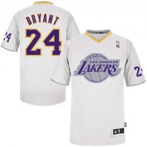 Los Angeles Lakers #24 Adidas 2013 Christmas Day Blanc Authentic Maillot d'équipe de NBA achats en ligne - Kobe Bryant pour Homme